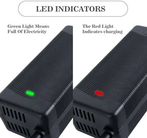 Electrict Bike Charger 5|6V 48V Lithium Batterycompatible with RazorGotrax Ninebot Swagtron Jetson Segway Hiboy AC120V I