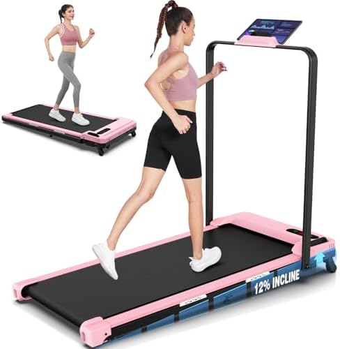 ANCHEER |0 HP Under Desk Folding Treadmill with Handles for Home Workout
| Portable 320 lbs Capacity Widened Belt Tread - Image 47