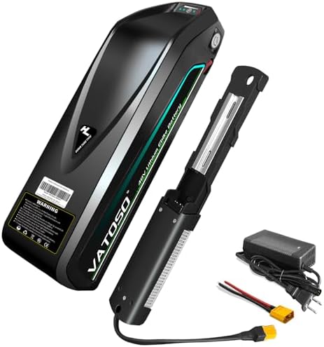 48V Lithium Ebike Battery, 12Ah/16Ah/20Ah, w/ 30A BMS, for 100W-1500W Electric Bicycles & E-Motorcycles, Includes 2A Cha