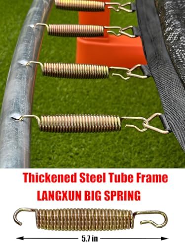 6.5Ft 7-in-1 Rectangle Trampoline for Kids with Climb, Slide, Swing Birthday Gift for Girls and Boys Age 1-10 6.5Ft 7-in