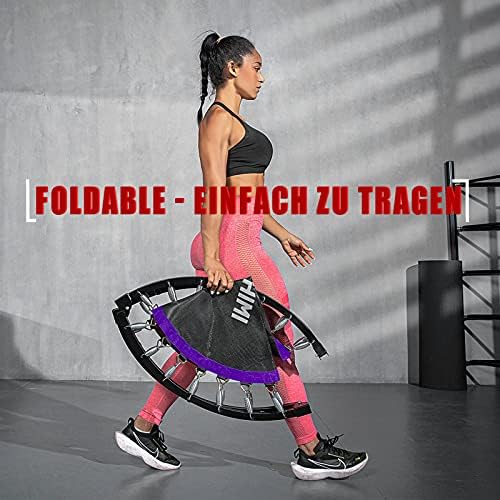 Kanchimi 48" Folding Mini Fitness Trampoline for Home Workout, Max Load 330lbs Kanchimi 40" Folding Mini Rebounder Tra