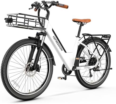 1000W/1500W Peak Electric Bike for Adults, Up to 80 Miles Range, UL Certified Ebike
| Removable Battery, 26/24'' UL Cer - Image 32