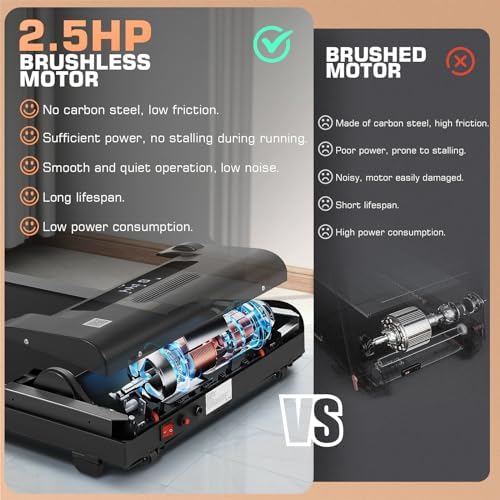 ANCHEER Portable Under Desk Treadmill for Home Office Workout | 300lb Capacity |5HP Portable Treadmill for Home Gym | C