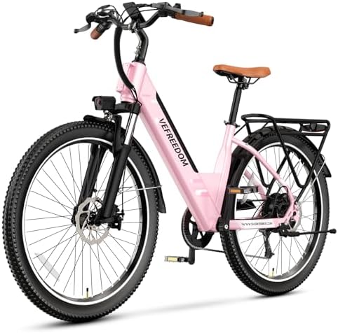 1000W/1500W Peak Electric Bike for Adults, Up to 80 Miles Range, UL Certified Ebike
| Removable Battery, 26/24'' UL Cer - Image 19