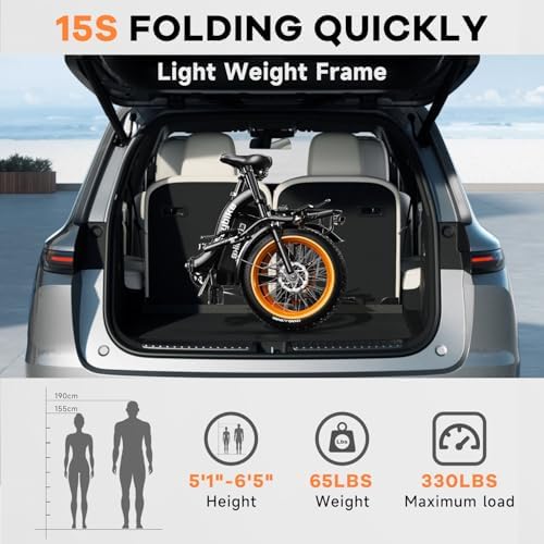 48V 20AH Removable Battery Electric Bike for Adults
| 30+MPH Max Speed Electric Bike
| 80 Miles Max Range Electric Bike - Image 65