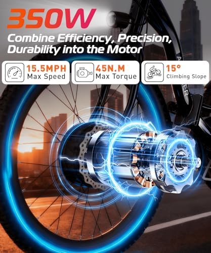 Anchee Electric Tricycle for Seniors, 24" 499Wh Ebike, 15.5MPH, Foldable, Removable Battery, 3 Wheel, LCD Display, Rear