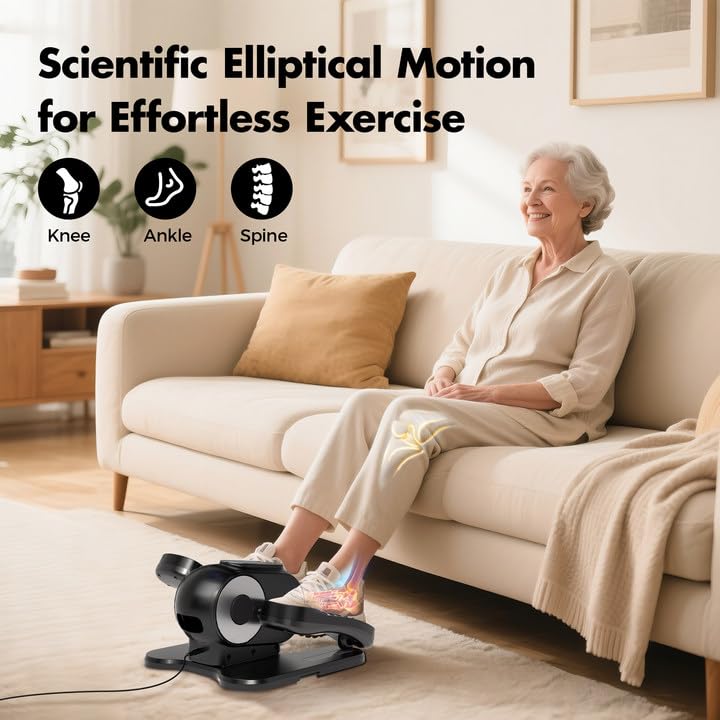 Under Desk Elliptical Machine for Seniors as Seen on TV with Remote Control
Under Desk Elliptical Leg Exerciser for Se - Image 3