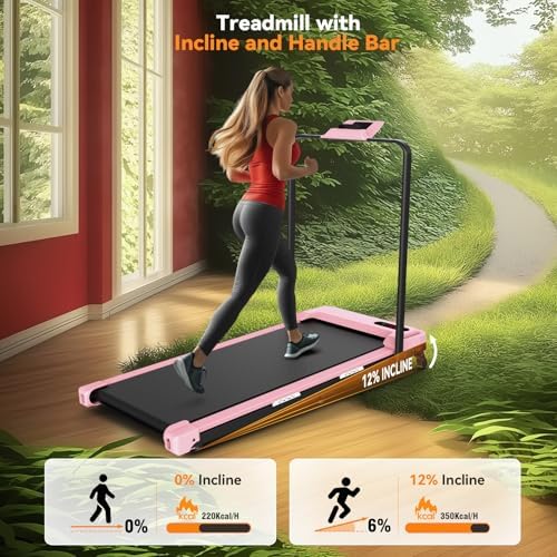 ANCHEER |0 HP Under Desk Folding Treadmill with Handles for Home Workout
| Portable 320 lbs Capacity Widened Belt Tread - Image 52