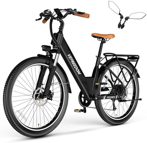 1000W/1500W Peak Electric Bike for Adults, Up to 80 Miles Range, UL Certified Ebike
| Removable Battery, 26/24'' UL Cer - Image 18