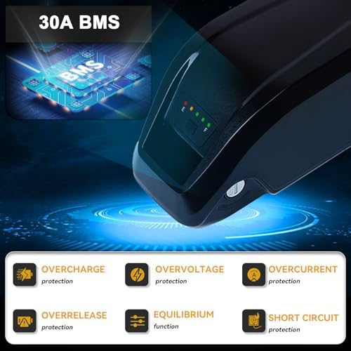 48V 15Ah Lithium Battery Pack with 30A BMS for Electric Bikes | High Capacity 15Ah Lithium Battery Pack for Electric Ve