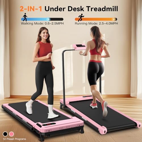 ANCHEER |0 HP Under Desk Folding Treadmill with Handles for Home Workout
| Portable 320 lbs Capacity Widened Belt Tread - Image 50