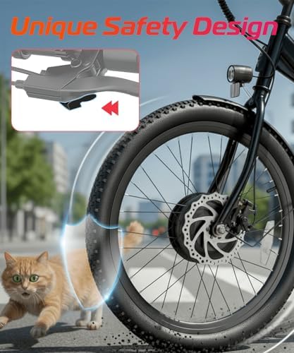 Anchee Electric Tricycle for Seniors, 24" 499Wh Ebike, 15.5MPH, Foldable, Removable Battery, 3 Wheel, LCD Display, Rear