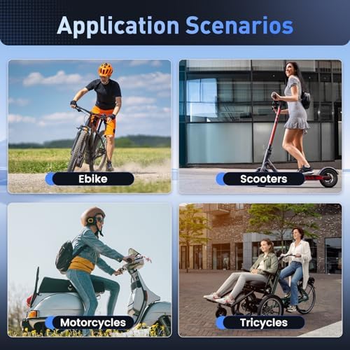 Ebike Battery 36V, 10.4Ah/ 15.6Ah/ 20Ah Lithium Pack, Safe Lock, USB Port, XT60 Plug, For 0-1500W Motor