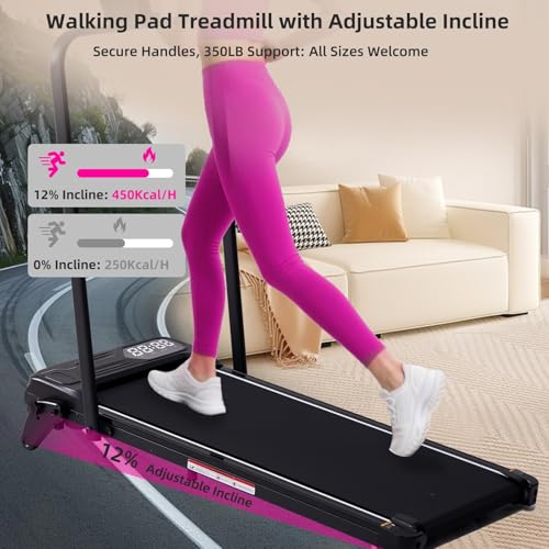Portable Electric Walking Pad Treadmill for Home Office Lovers
| |5HP Foldable Treadmill with Adjustable Incline for Fi - Image 3