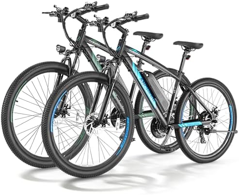 ANCHEER Adult Peak 750W Ebike 3 Hours Fast Charge 60 Miles Electric Bicycle 27.5 Hummer Mountain Bike LCD Display 21/24