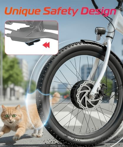 Anchee Electric Tricycle for Seniors, 24" 499Wh Ebike, 15.5MPH, Foldable, Removable Battery, 3 Wheel, LCD Display, Rear