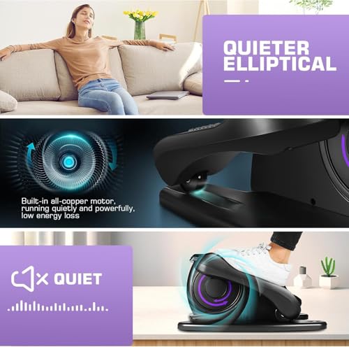 Electric Seated Pedal Exerciser, As Seen On ANCHEER Under Desk Elliptical Machine, Mini Elliptical for Seniors, Portabl - Image 6