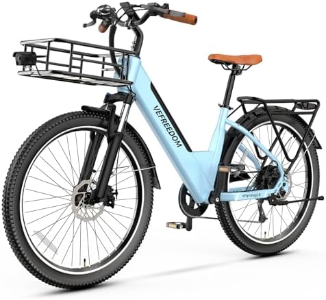 1000W/1500W Peak Electric Bike for Adults, Up to 80 Miles Range, UL Certified Ebike
| Removable Battery, 26/24'' UL Cer - Image 17