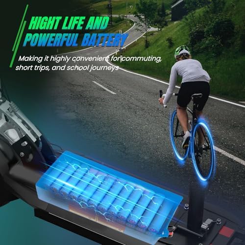 36V Lithium Battery Pack for Scooter (36V10Ah with Charger) T-Plug and BMS 200-1200W Perfect for E-Scooter Rides in Urba