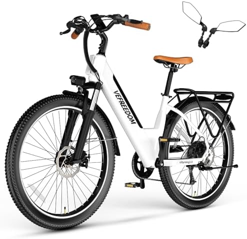 1000W/1500W Peak Electric Bike for Adults, Up to 80 Miles Range, UL Certified Ebike
| Removable Battery, 26/24'' UL Cer - Image 10