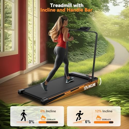 ANCHEER |0 HP Under Desk Folding Treadmill with Handles for Home Workout
| Portable 320 lbs Capacity Widened Belt Tread - Image 30