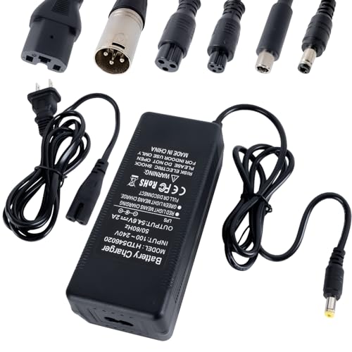5|6V Electric Bike Charger for Razor, Gotrax, Ninebot - High Power 48V Lithium Battery Charger Input AC120V
| 5|6V Elec