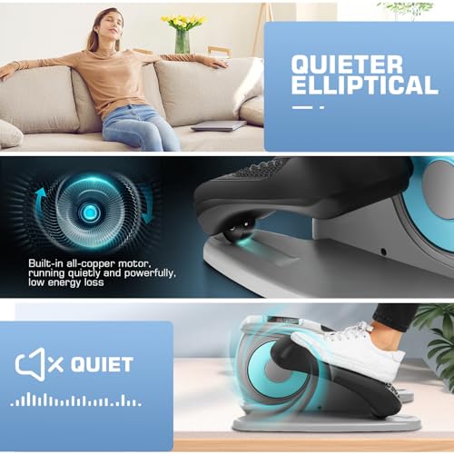 ANCHEER Electric Seated Elliptical Machine for Seniors with LCD Display
| Mini Portable Quiet ANCHEER Elliptical Machin - Image 6