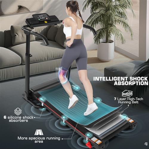 ANCHEER 2025 Premium Treadmill for Home Office Workouts
| ANCHEER |5HP 350+ LBS Treadmill Perfect for Home and Family - Image 6