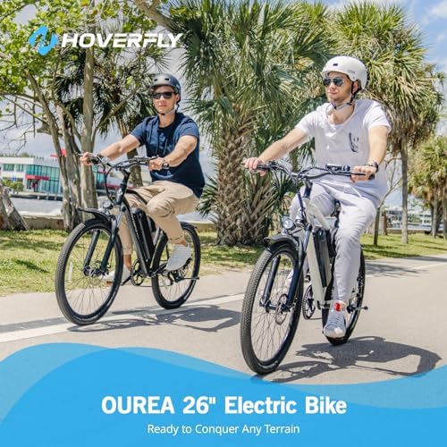 Hoverfly OUREA 26" Electric Bike for Adults, 750W Peak Motor, Shock Absorber Commuter Ebike Hoverfly OUREA 26" Electri