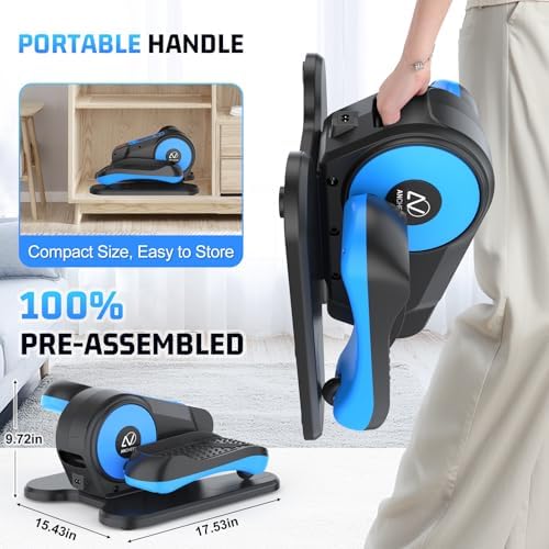 ANCHEER Electric Leg Exerciser While Sitting, Senior Exercise Machine, Fully Assembled 12-Speed Motorized Elliptical Leg