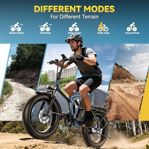 48V 20AH Removable Battery Electric Bike for Adults
| 30+MPH Max Speed Electric Bike
| 80 Miles Max Range Electric Bike - Image 36