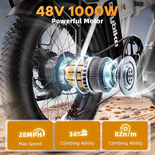 48V 20AH Removable Battery Electric Bike for Adults
| 30+MPH Max Speed Electric Bike
| 80 Miles Max Range Electric Bike - Image 41