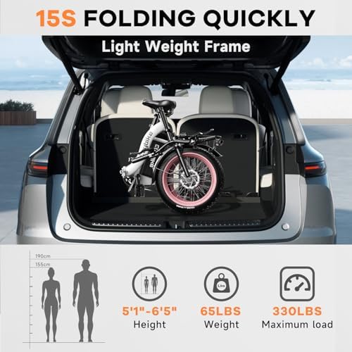 48V 20AH Removable Battery Electric Bike for Adults
| 30+MPH Max Speed Electric Bike
| 80 Miles Max Range Electric Bike - Image 74