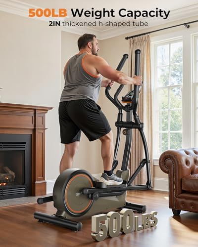 Niceday Hyper-Quiet Elliptical Machine for Home Exercise | Niceday 15.5IN & 20IN Stride Elliptical Trainer for Home | N