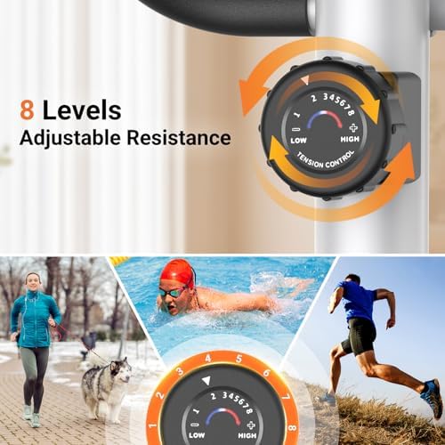 ANCHEER Elliptical Exercise Machine for Home Gym Enthusiasts | ANCHEER Elliptical Trainer for Fitness Beginners and Wei