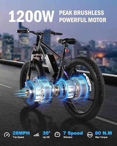Qlife Racer Plus Adult Electric Bicycle - Peak 1200W Motor for Fast Speed Riders
| Qlife Racer Plus Electric Bike - Up - Image 2