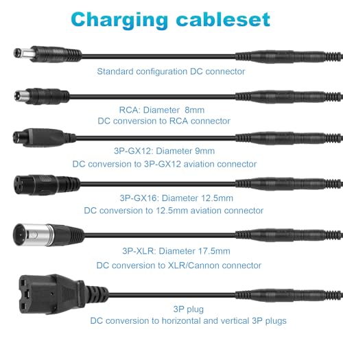 7-in-1 Universal Charger for 13S Li-ion & Scooter Batteries - Fast Charging, 48 Volt, 5|6V 2A Output - Overload/Short-C - Image 5