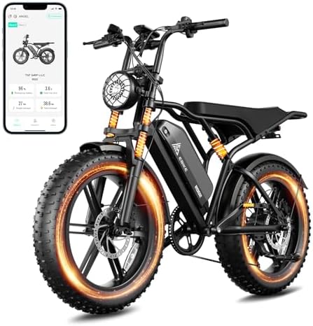TST Electric Bike for Adults 1500W Peak 20" Fat Tire All-Terrain E-Bike | TST Electric Dirt Bike for Road Sand Mountain