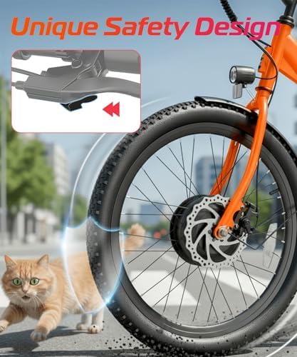 Anchee Electric Tricycle for Seniors, 24" 499Wh Ebike, 15.5MPH, Foldable, Removable Battery, 3 Wheel, LCD Display, Rear