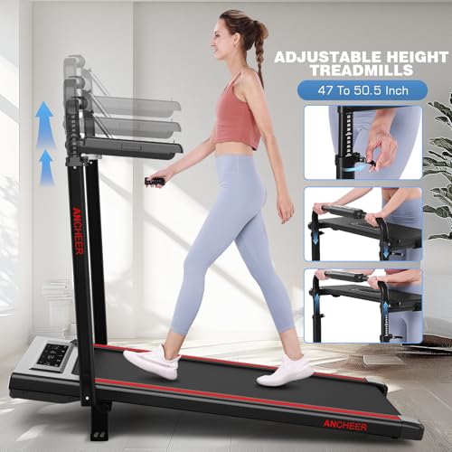 ANCHEER Quiet Folding Treadmill for Home with Desk Workspace & Adjustable Height
ANCHEER Ultra-Quiet 8-in-1 Treadmill - Image 2