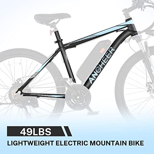 ANCHEER 26" Electric Mountain Bike for Adults with Peak 750W Motor | ANCHEER 26" Electric Bike for Adults Commuter with