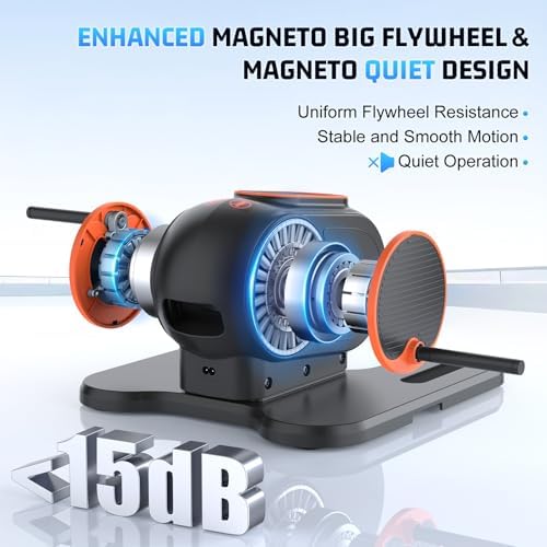 ANCHEER Under Desk Elliptical for Home Office Workouts | Quiet Compact ANCHEER Elliptical Machine for Desk Workouts | A