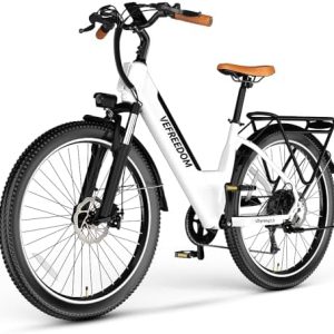 1000W/1500W Peak Electric Bike for Adults, Up to 80 Miles Range, UL Certified Ebike
| Removable Battery, 26/24'' UL Cer