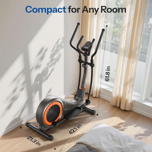 Niceday Hyper-Quiet Elliptical Machine for Home Exercise | Niceday 15.5IN & 20IN Stride Elliptical Trainer for Home | N