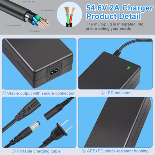 Universal 5|6V 2A Fast Charger for Electric Scooters
| 7-in-1 Plugs 5|6V 2A Fast Charging Solution for Electric Vehicle - Image 6