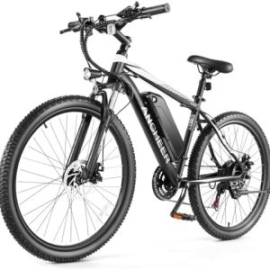 ANCHEER Peak 750W Motor Electric Mountain Bike for Adults, 55 Miles Electric Bicycle 26" SunEbike 48V/374Wh Battery