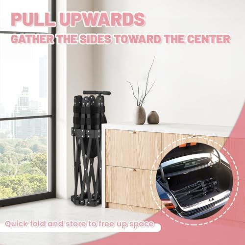 HXD-ERGO Indoor and Outdoor Foldable Mini Trampoline for Fitness and Home Gym | HXD-ERGO Rebounder Trampoline with Adju