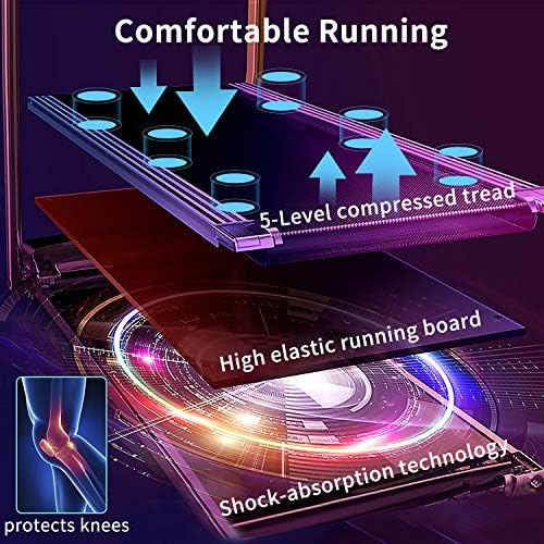 ANCHEER Walking Desk Treadmill for Home Workouts 12% Incline & Adjustable Height, Desk Workstation, 300lb Capacity, Fold - Image 13