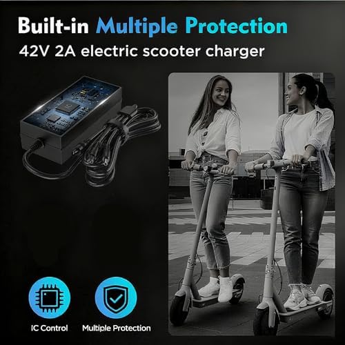 SGS Certified 42V 2A Charger for GOTRAX GXL V2 G3 G4 Apex E-Scooters
| Fast Charging Power Adapter for GOTRAX GXL V2 G3 - Image 5