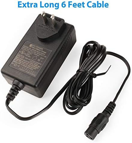 LotFancy 24V 1.5A Electric Scooter Charger for Razor | Replacement Battery Charger | Suitable for E100, E200, E300, E500